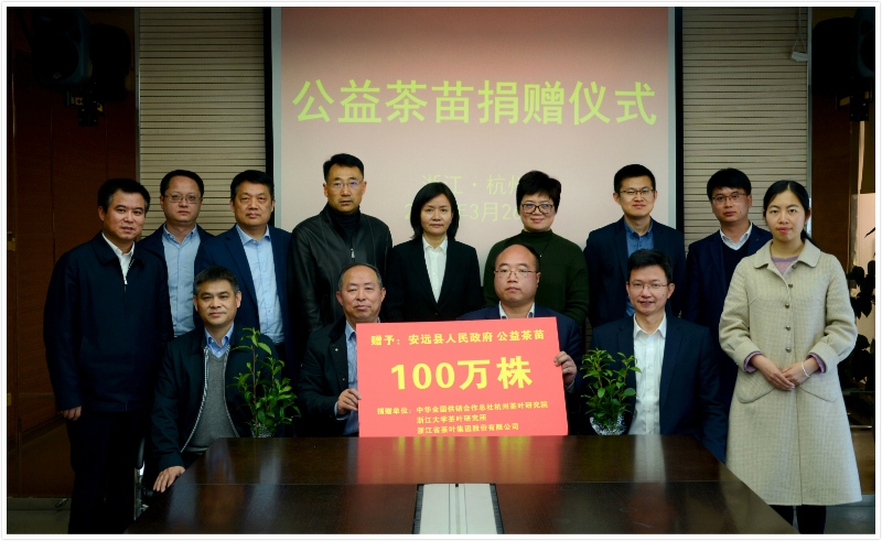 3044永利集团集团联合捐赠百万株公益茶苗  助力江西省安远县脱贫攻坚 3044永利集团集团联合捐赠百万株公益茶苗  助力江西省安远县脱贫攻坚